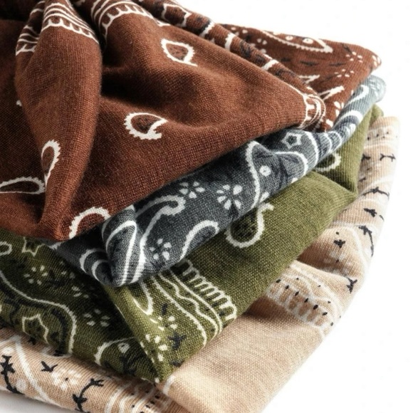 1 Pc Paisley Print Hair Band - Picture 4 of 6